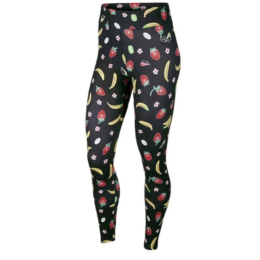 Nike Fruit Print High Waisted 7/8 Leggings- Medium